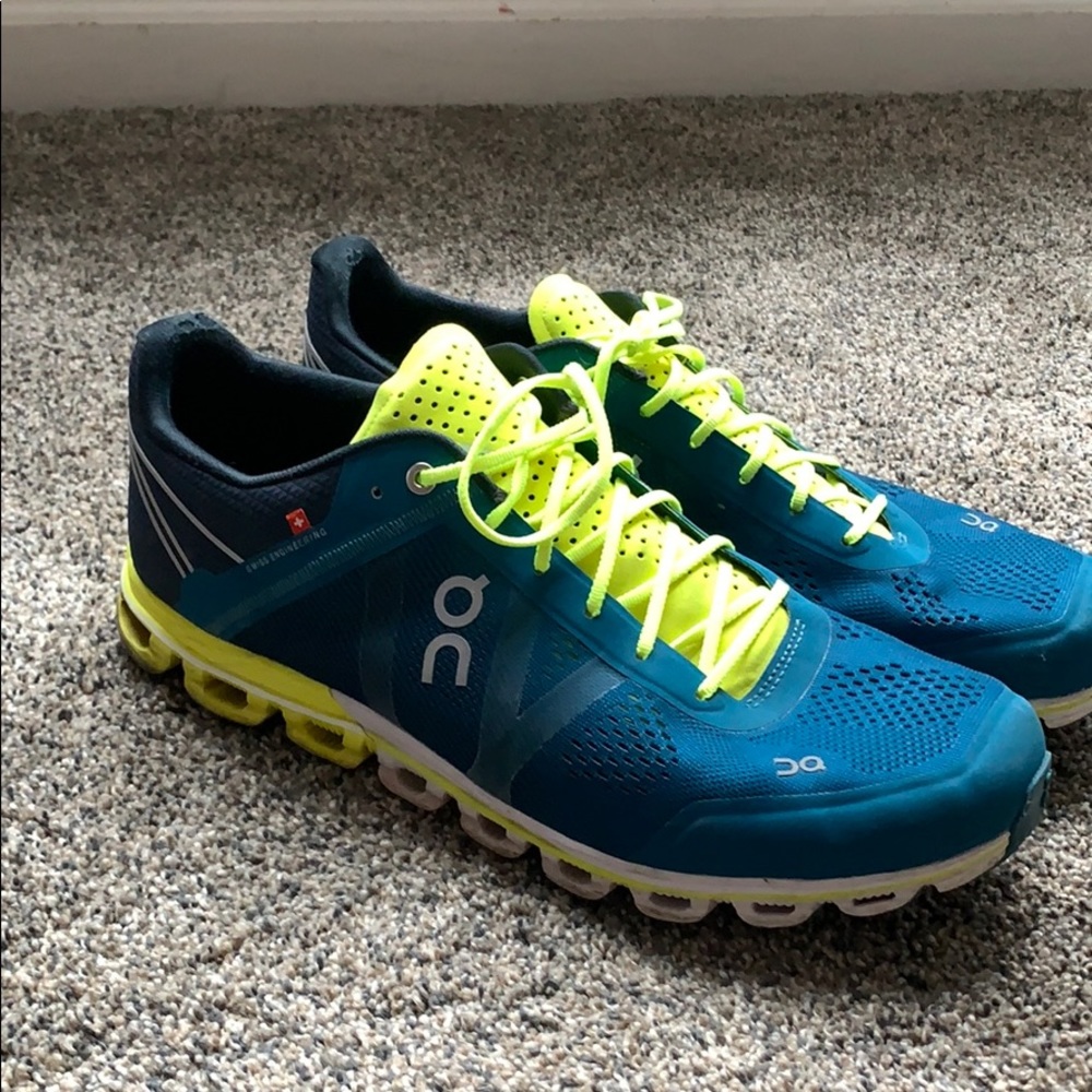 On cloud shoes